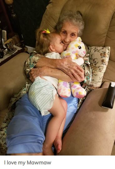 Hug A Granny Contest Winner